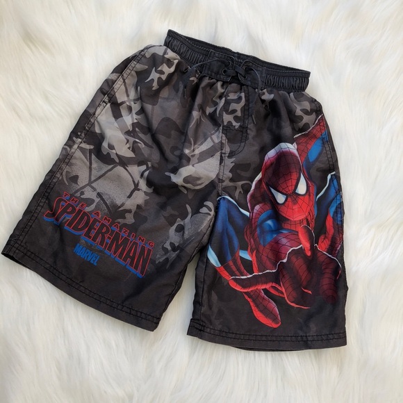 Spider-Man Swim Trunks - Picture 1 of 3